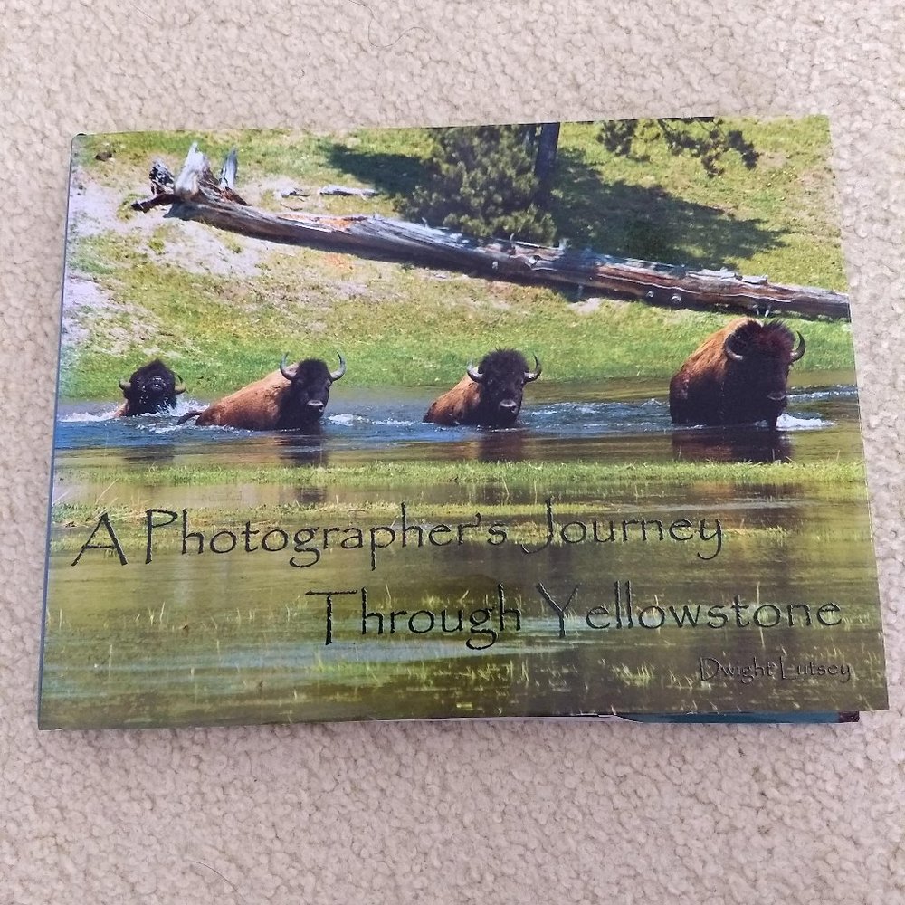 Yellowstone national park photography book coffee table book NWT